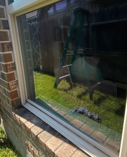 Na gebruik — Streeploze ramen